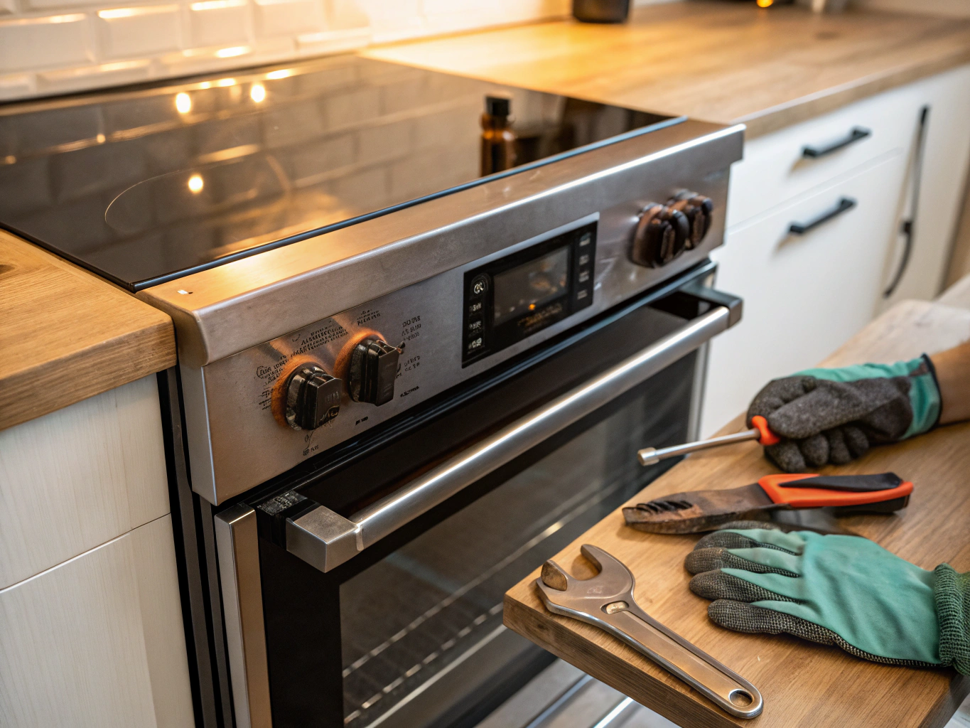 Electrolux slide-in stove range diagnostic repair